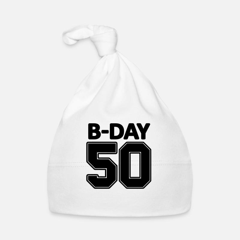 50 ans numéro de numéro de cadeau d'anniversaire spécial Bonnet bio Bébé