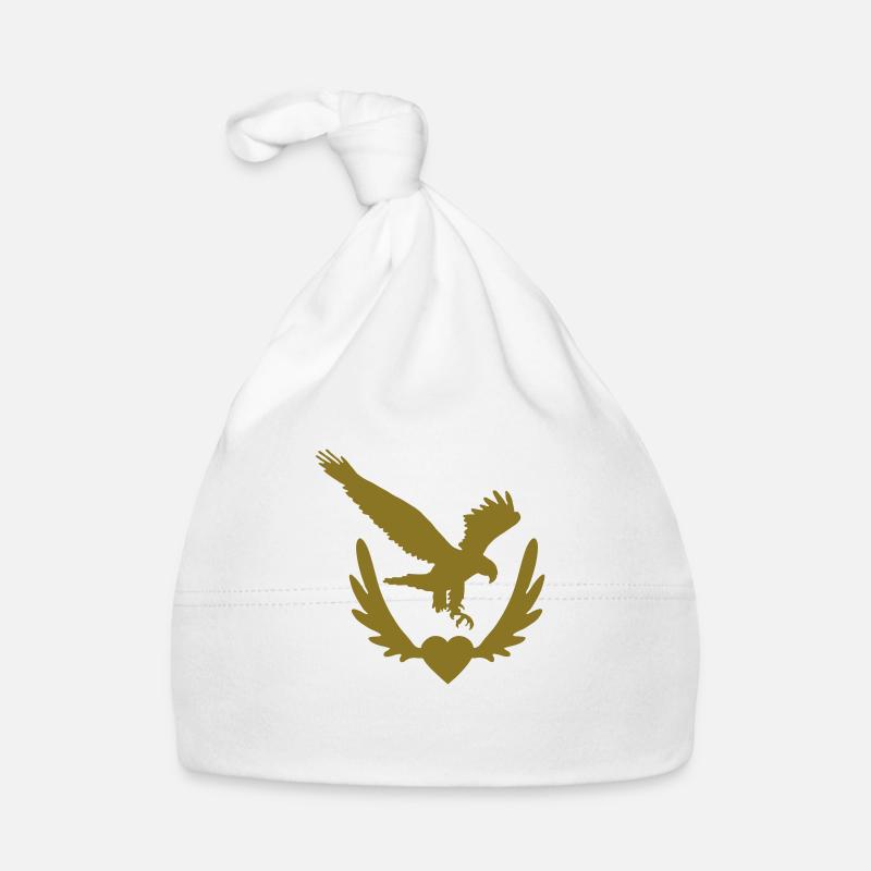 winged_heart_eagle Organic Baby Cap