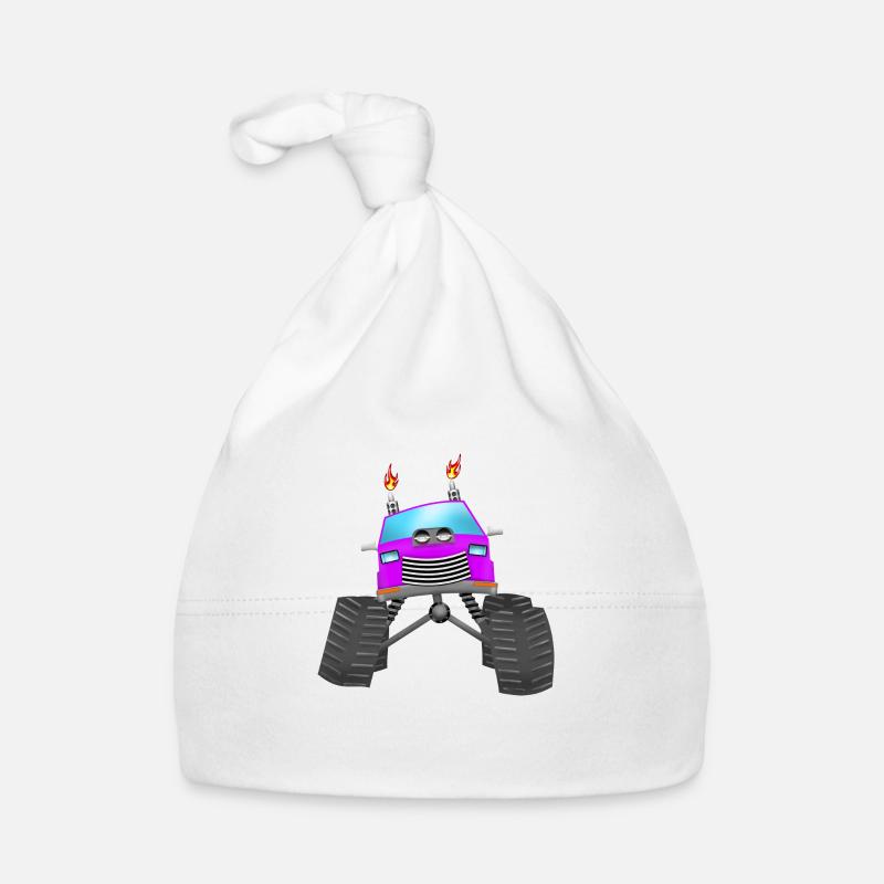 Monstertruck Baby Bio-Mütze