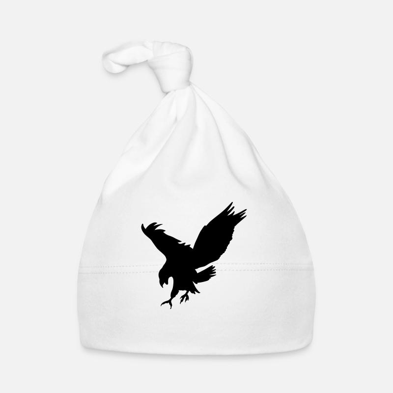 Raven Animal Idea Gift Beak Claws Bird Organic Baby Cap