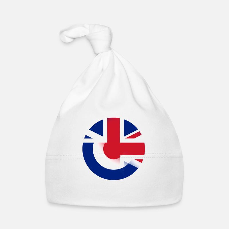 Mod Union Jack combo Organic Baby Cap