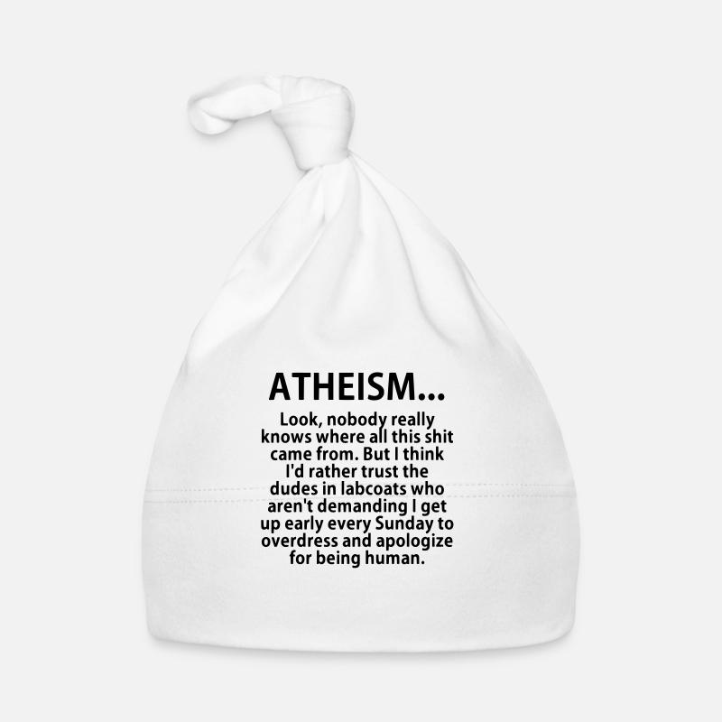 Atheism - Bonnet bio Bébé - blanc
