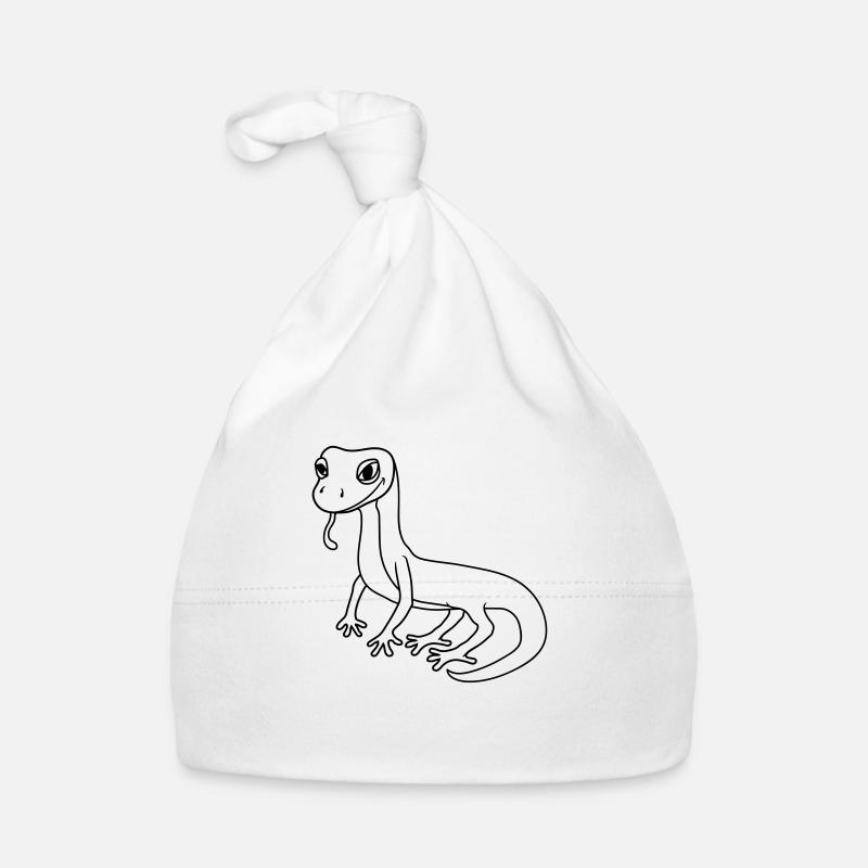 gecko eidechse echse schlange reptil blindschleich Baby Bio-Mütze