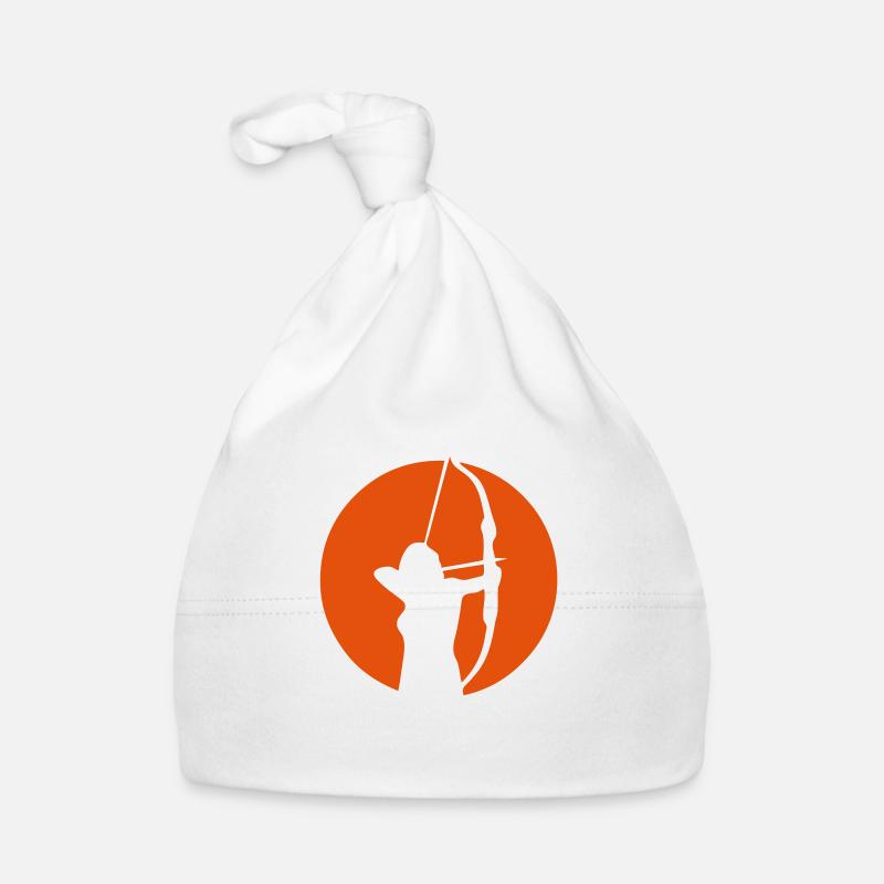 tir arc logo archery bogenschieben3 Bonnet bio Bébé