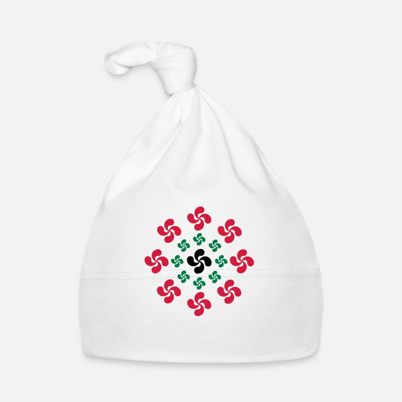 croix basque lauburu Bonnet bio Bébé