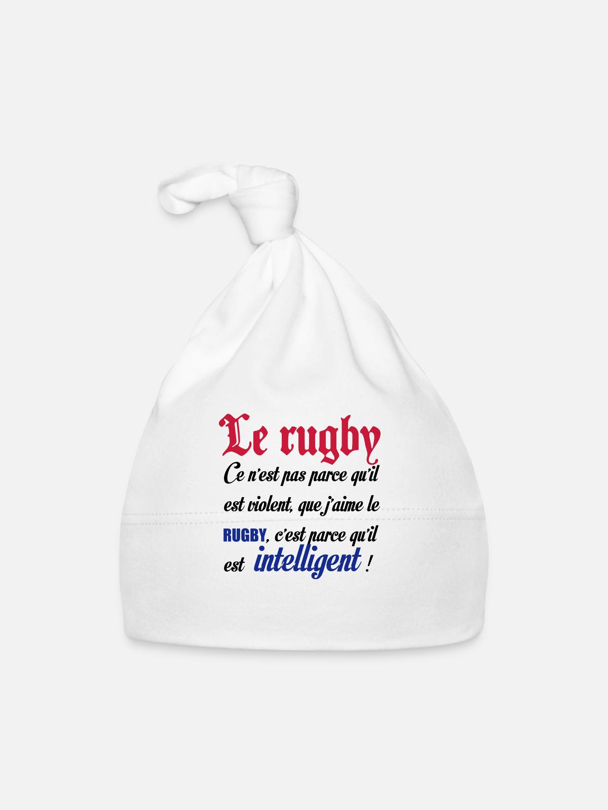 intelligent - Bonnet bio Bébé - blanc - Devant