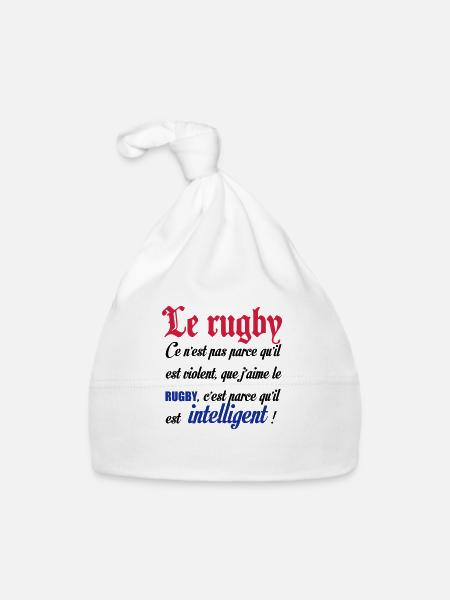 intelligent - Bonnet bio Bébé - blanc - Devant