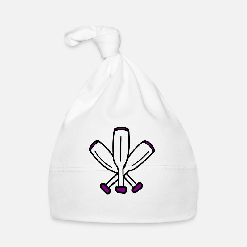 Jonglage - 3 massues croisées Bonnet bio Bébé