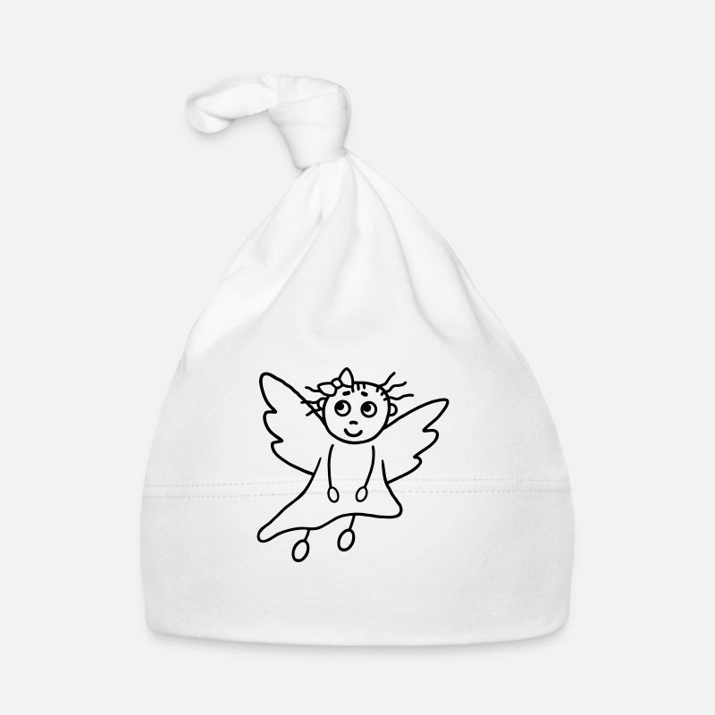 Schutzengel Mädchen Baby Bio-Mütze