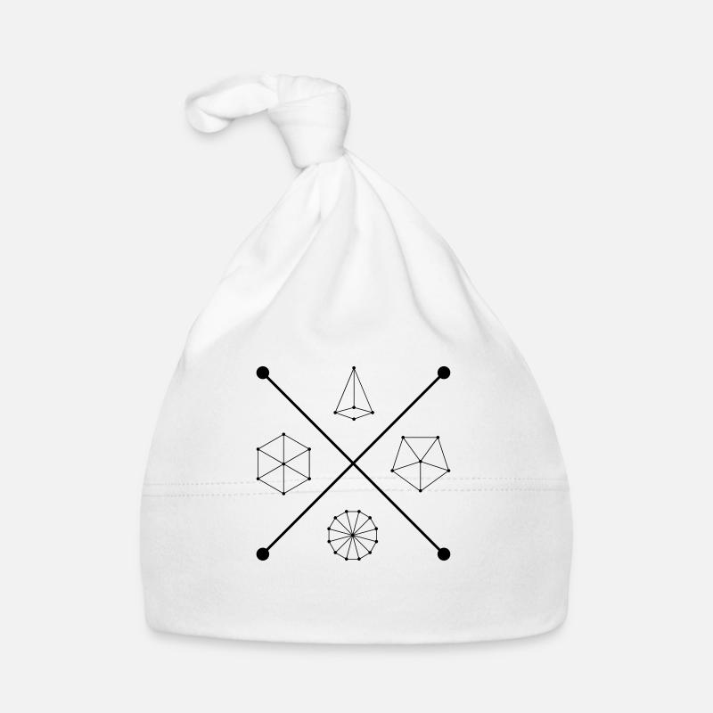 Geometrie Baby Bio-Mütze