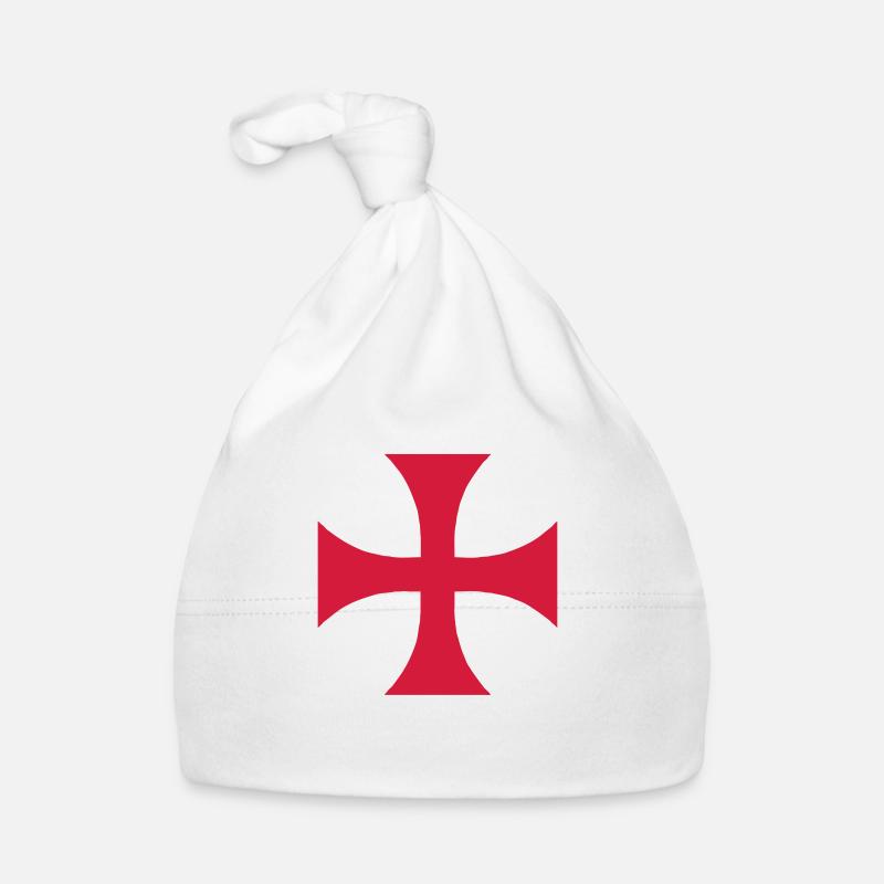 Templer Kreuz Baby Bio-Mütze