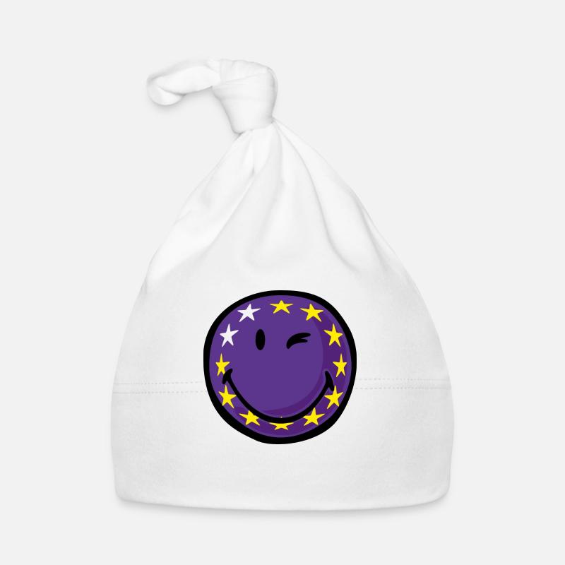 Smiley Flag EU Baby Bio-Mütze