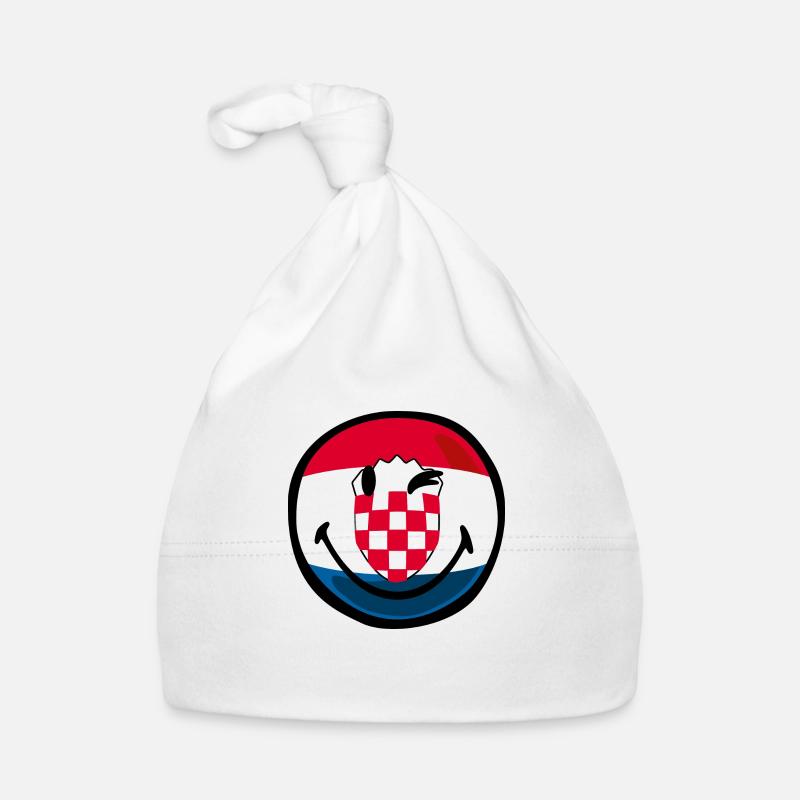 Smiley Croatia Bonnet bio Bébé