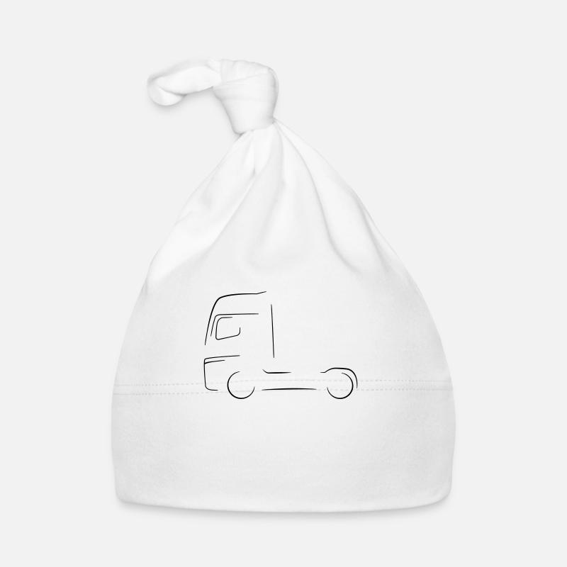 Silhouette de camion Bonnet bio Bébé