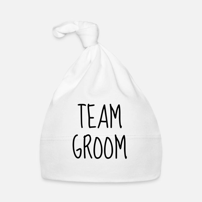 Marriage Wedding Bride Groom Hochzeit Mariage Love Organic Baby Cap