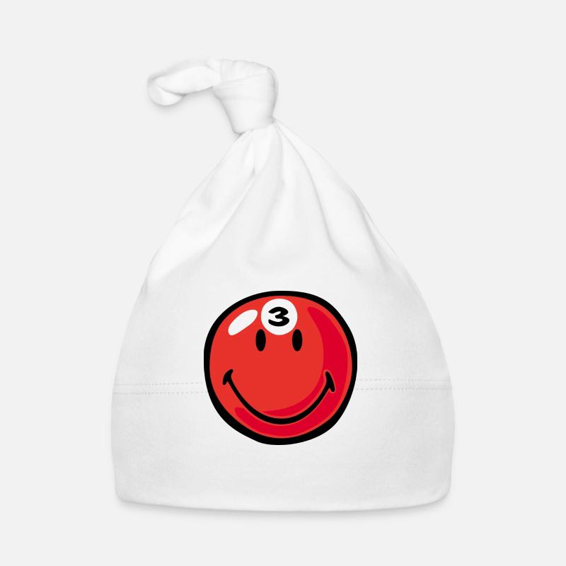 Smiley Pool Ball 3 Bonnet bio Bébé