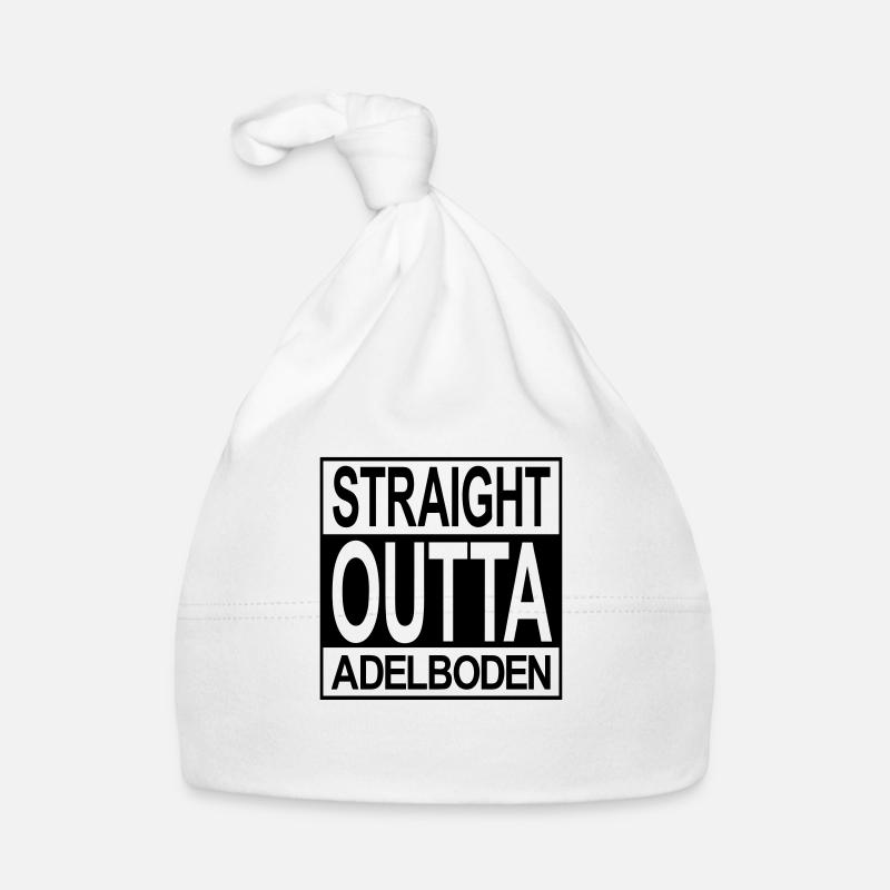 Straight outta Adelboden Baby Bio-Mütze