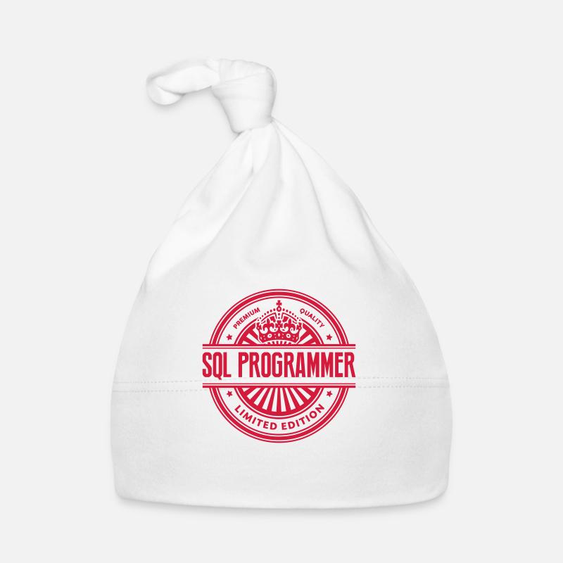 Limited edition sql programmer premium q - Organic Baby Cap - white