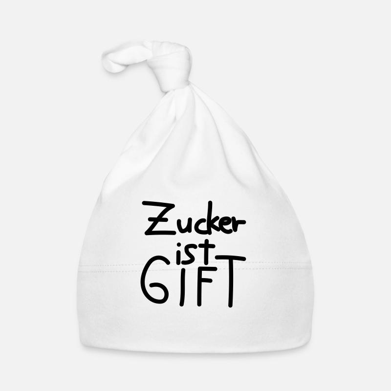 Zucker ist Gift Baby Bio-Mütze