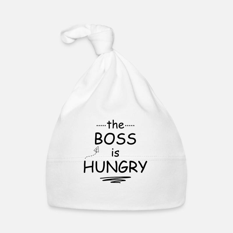 The Boss is hungry Bonnet bio Bébé