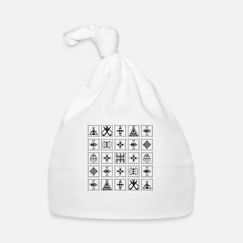 Berber motifs Organic Baby Cap