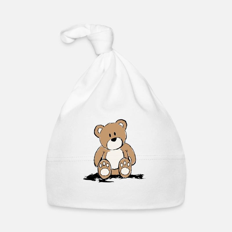 Teddy assis Bonnet bio Bébé