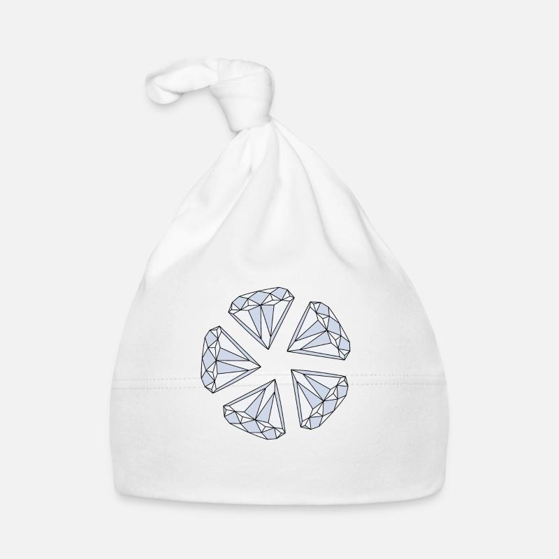 Diamant (diamond) Baby Bio-Mütze