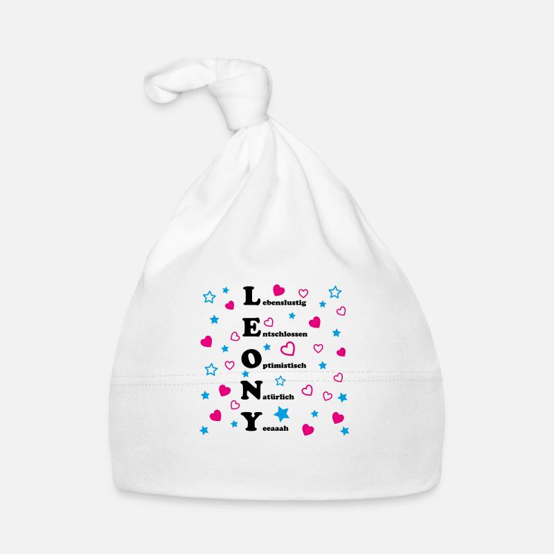 Leony - Baby Bio-Mütze - Weiß