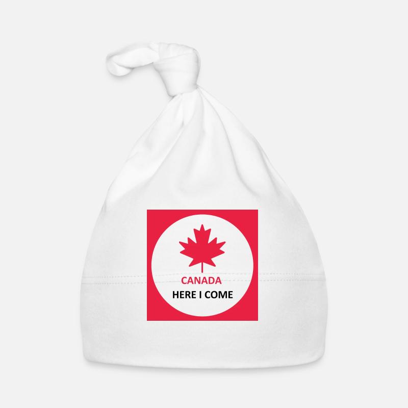 Canada Here I Come Organic Baby Cap