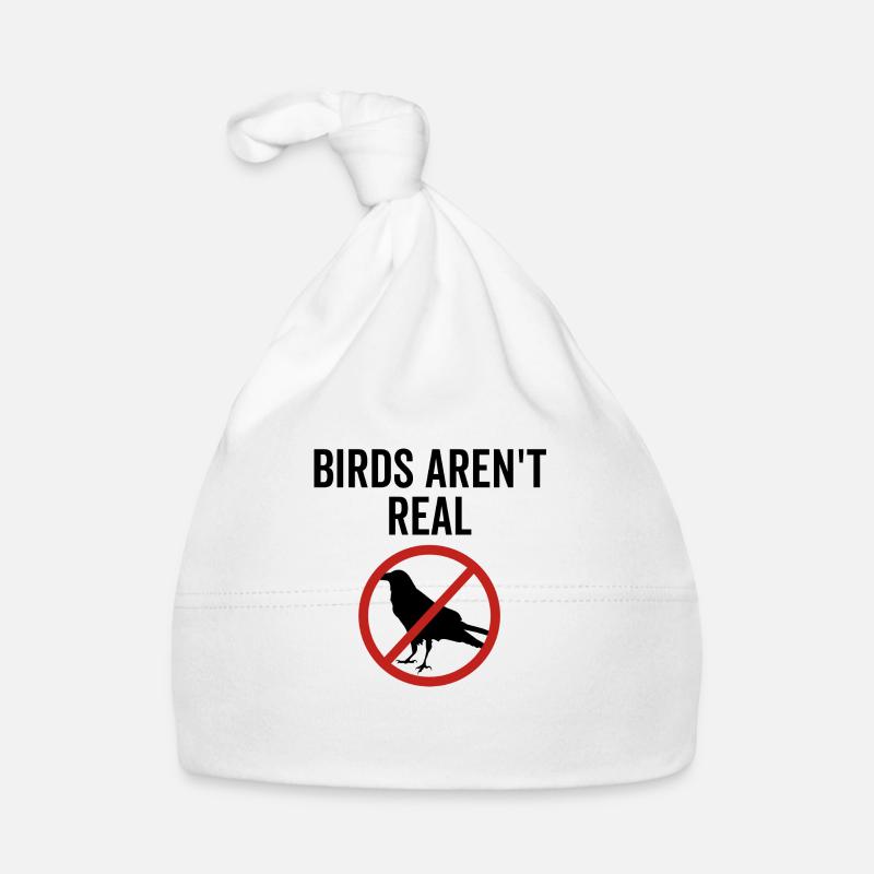 Les oiseaux ne sont pas réels Bonnet bio Bébé