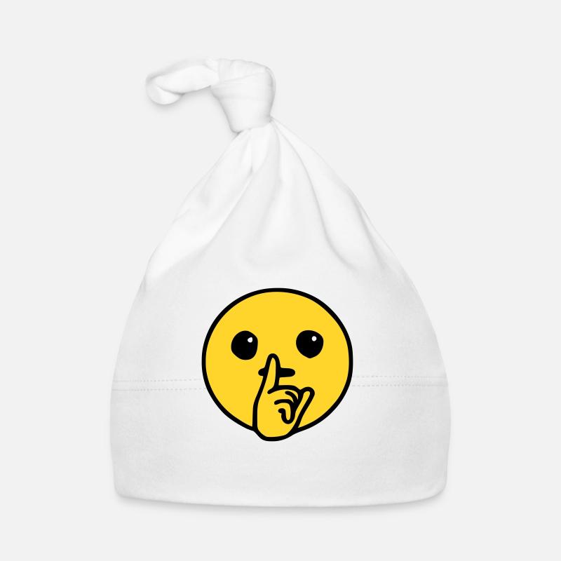 Emoji Silent Sketch Color Organic Baby Cap