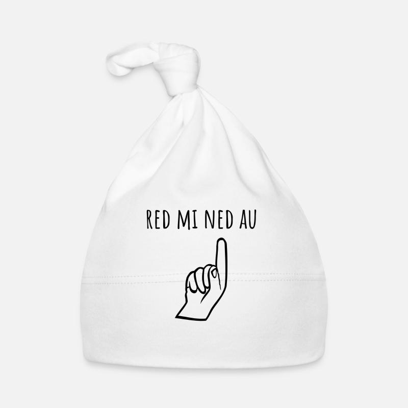 Red mi ned au Baby Bio-Mütze