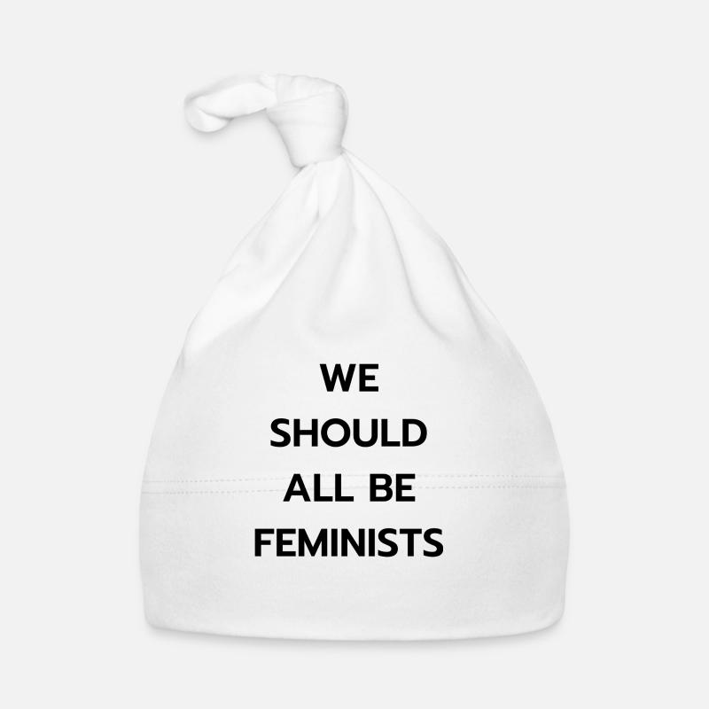 We should all be Feminists. Baby Bio-Mütze
