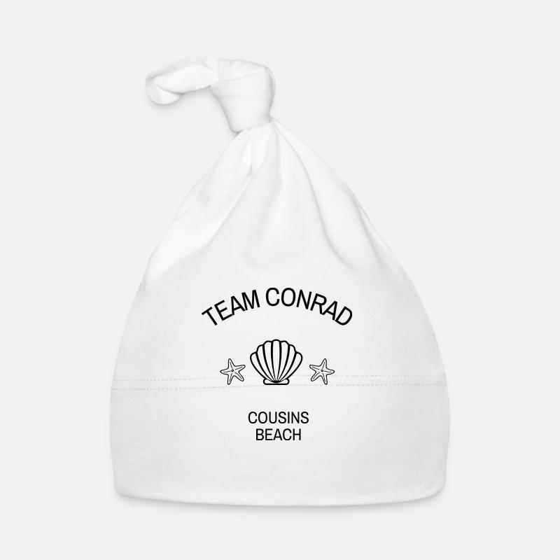 Équipe Conrad Cousins Beach L’été Noir Bonnet bio Bébé