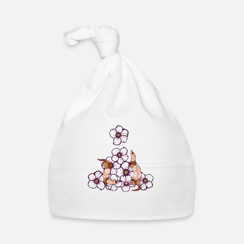 Cute Ferrets Organic Baby Cap