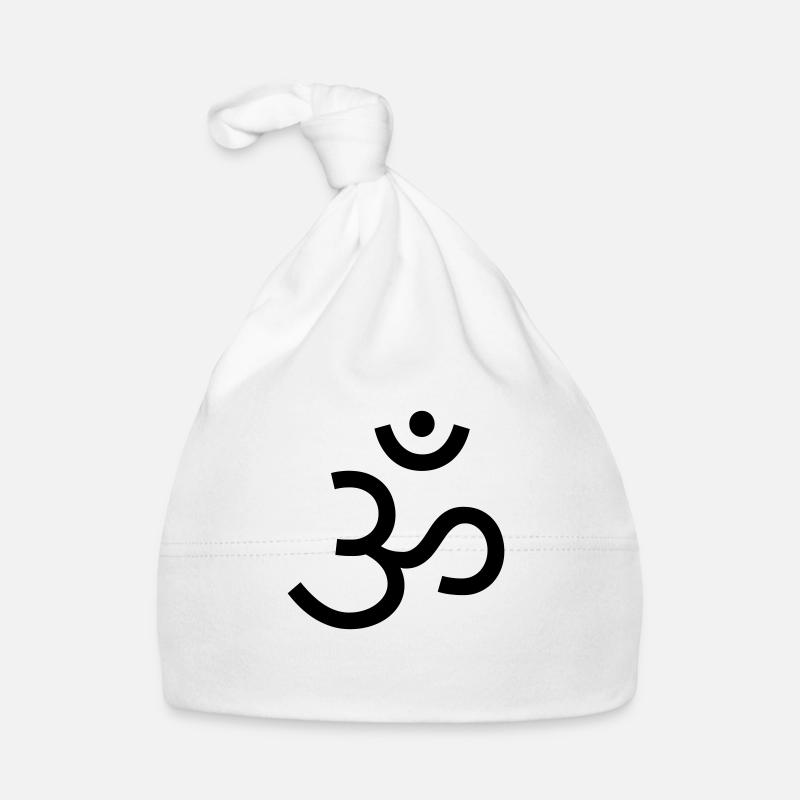 om 2 - Baby Bio-Mütze - Weiß