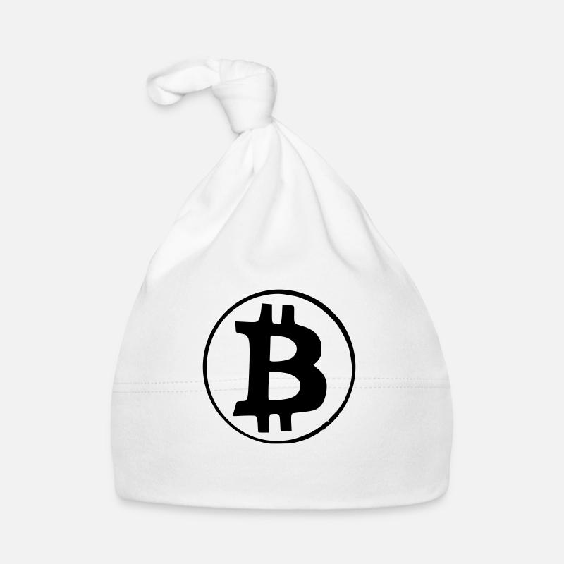 Bitcoin Crypto Currency Virtual Life Vector 4 Organic Baby Cap