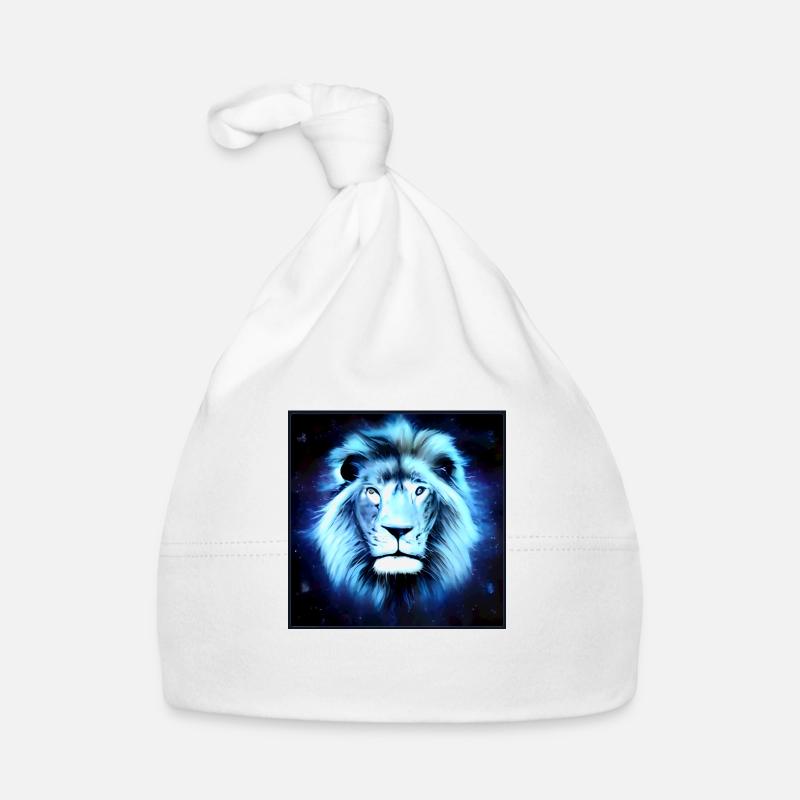 SURREAL LION 7 Organic Baby Cap