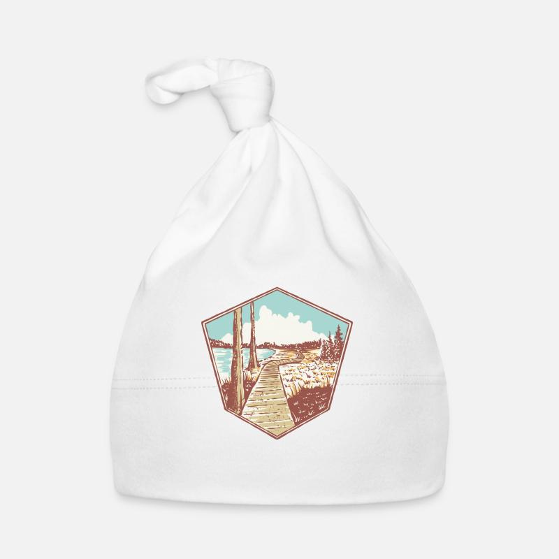 Oderteich Harz Souvenir Baby Bio-Mütze