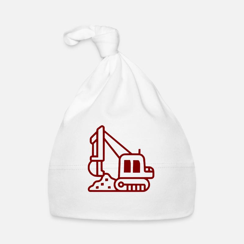 Excavator Organic Baby Cap