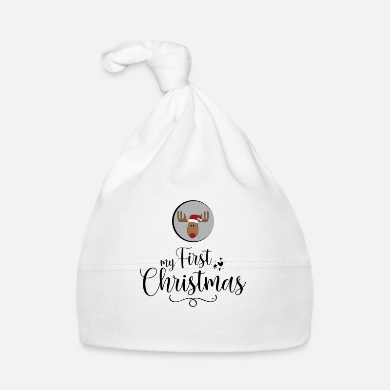 my first Christmas Baby Bio-Mütze