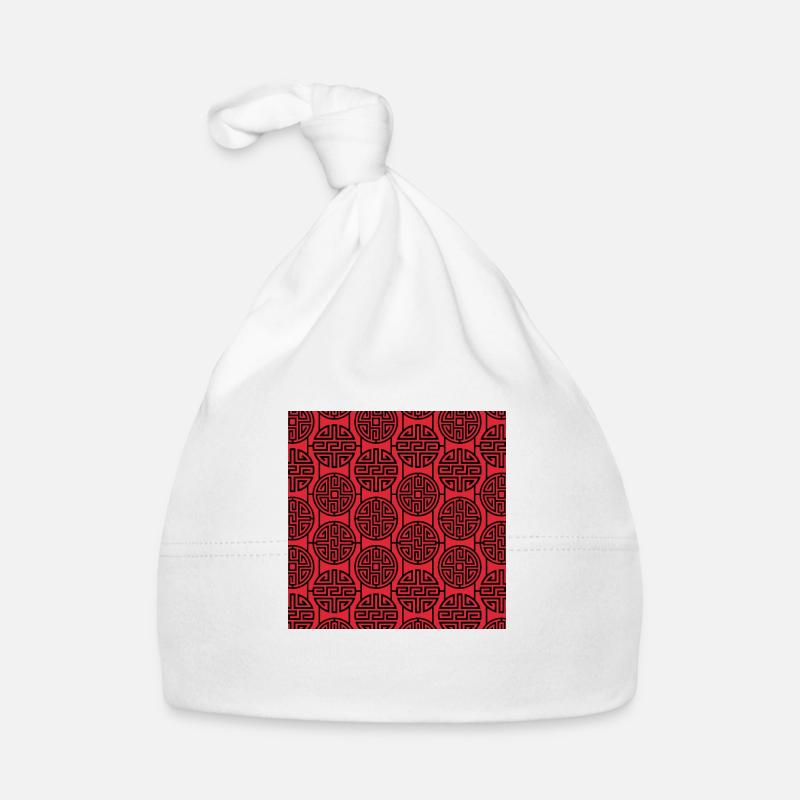 Chinese pattern Organic Baby Cap