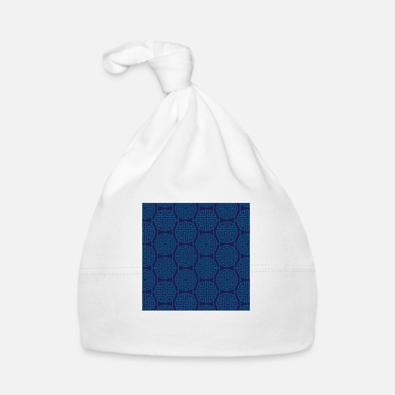 Chinese pattern Organic Baby Cap