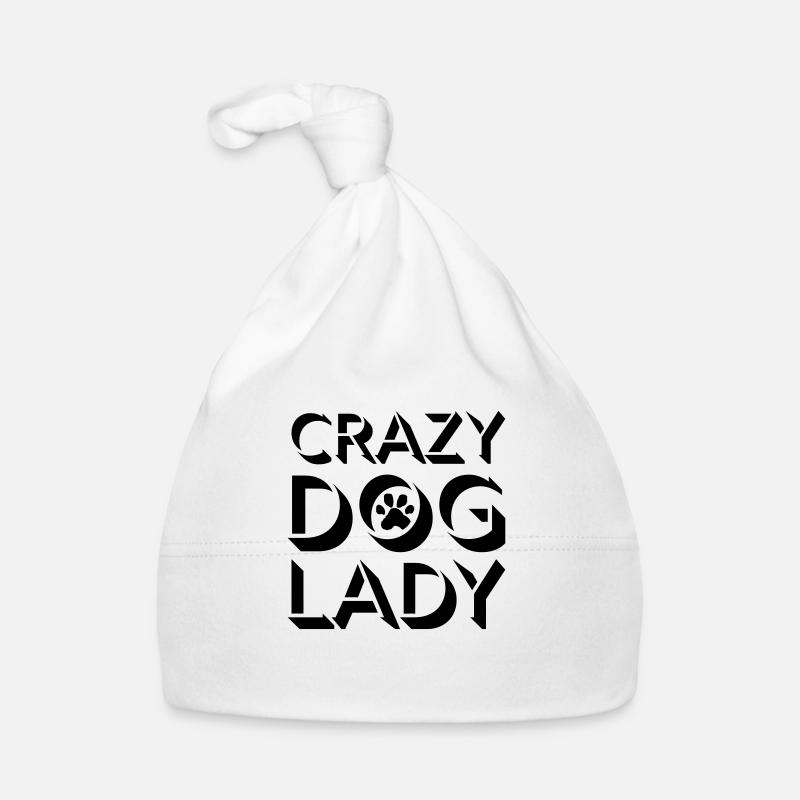 crazy dog lady quote Organic Baby Cap