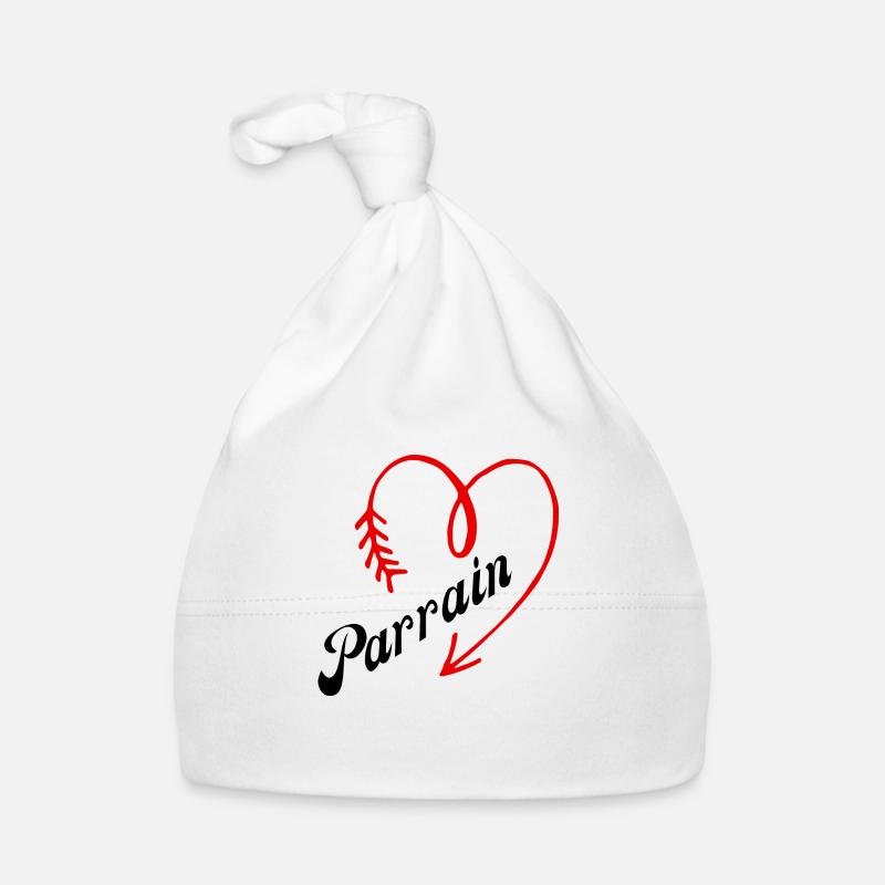 parrain cœur Bonnet bio Bébé