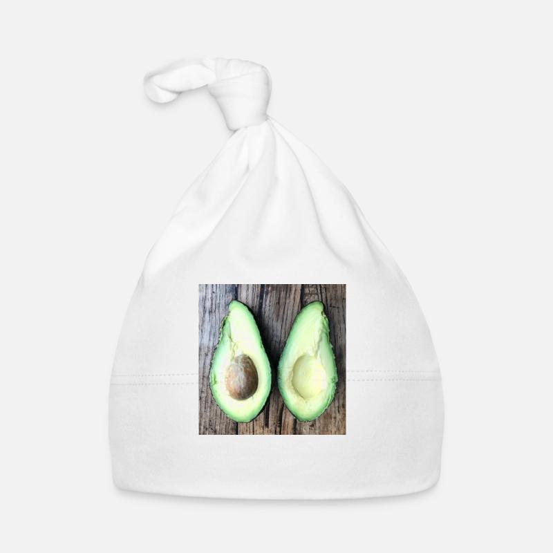avocat - Bonnet bio Bébé - blanc
