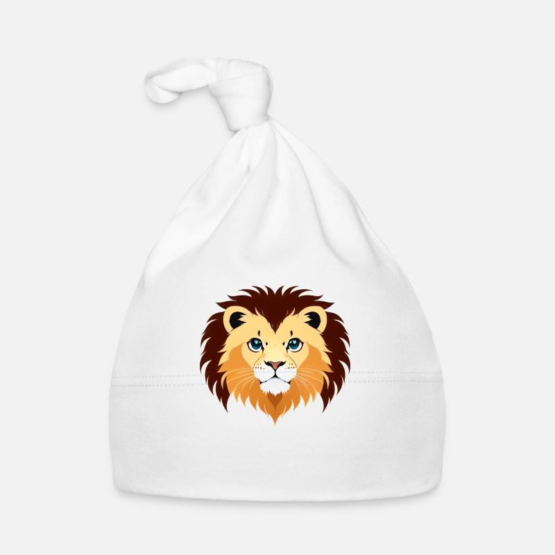 Royal Cartoon Lion Lions Comic 5 Bonnet bio Bébé