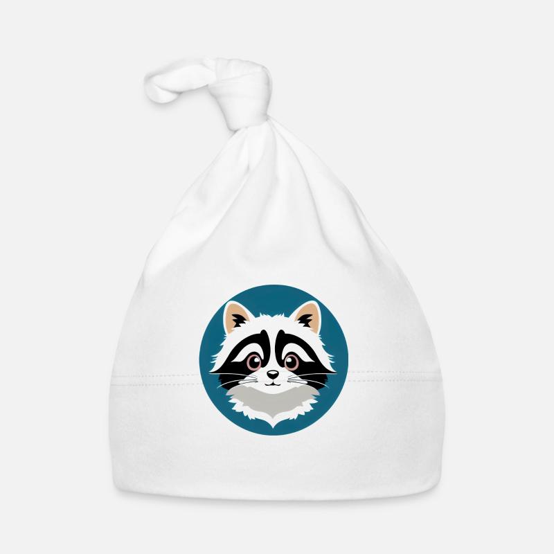 Waschbären süßer Cartoon Waschbär 17 Baby Bio-Mütze