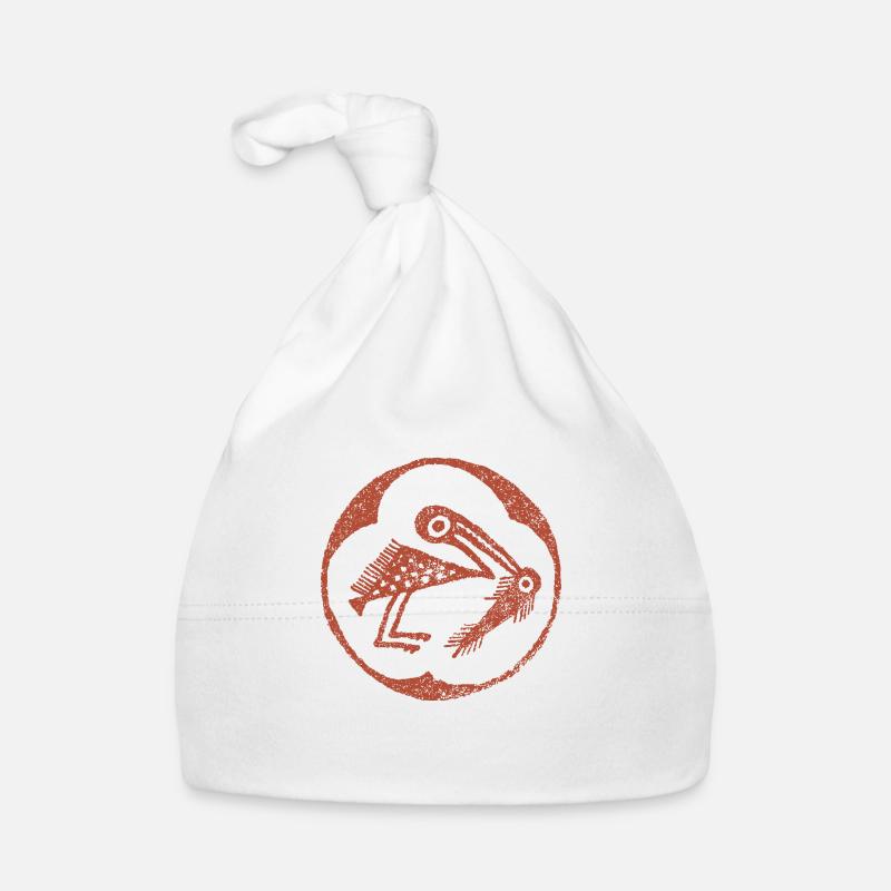 Héron cendré Bonnet bio Bébé