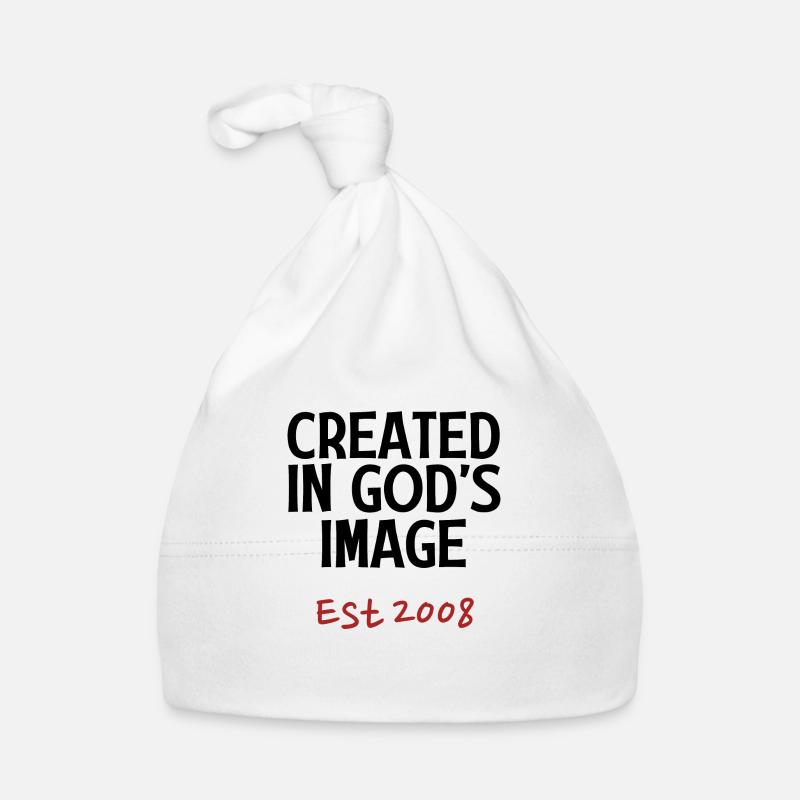 Créé à l’image de Dieu est 2008 Bonnet bio Bébé